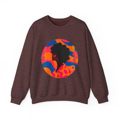 Afro Silhouette Crewneck Sweatshirt