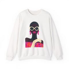 Minimalist Afro Chic Crewneck Sweatshirt