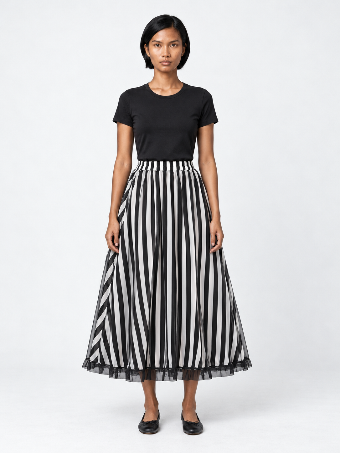 black b · model-front