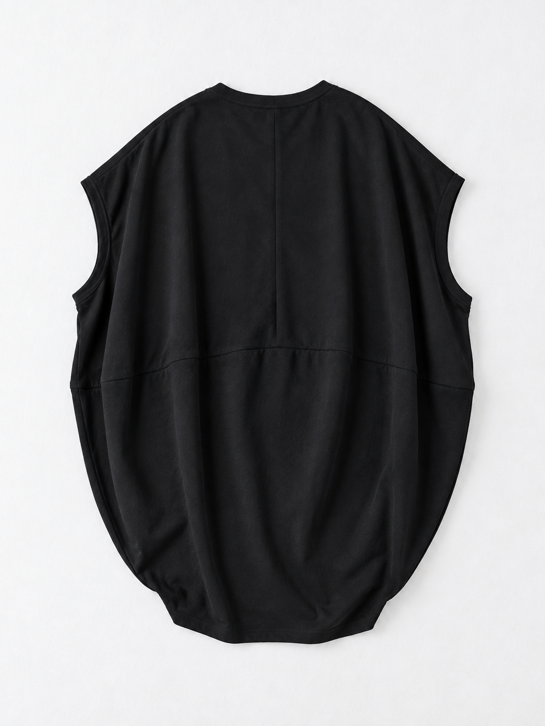 Draped Cocoon T-Shirt Dress · flat-back