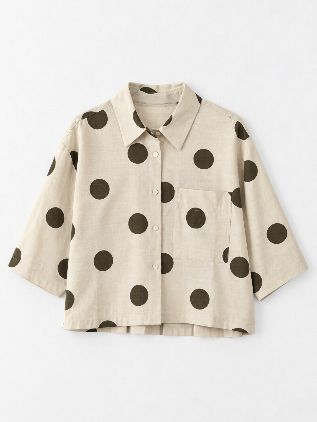 Beige · flat-front