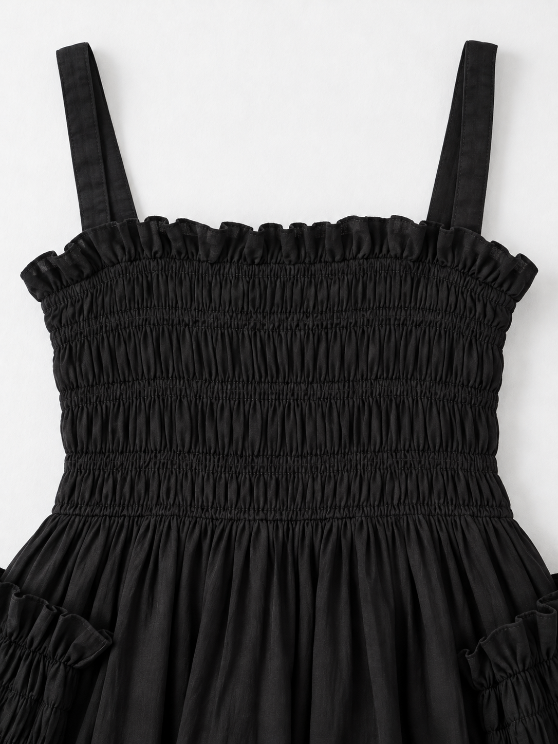 Open-Back Gathered Maxi Dress · detail-1