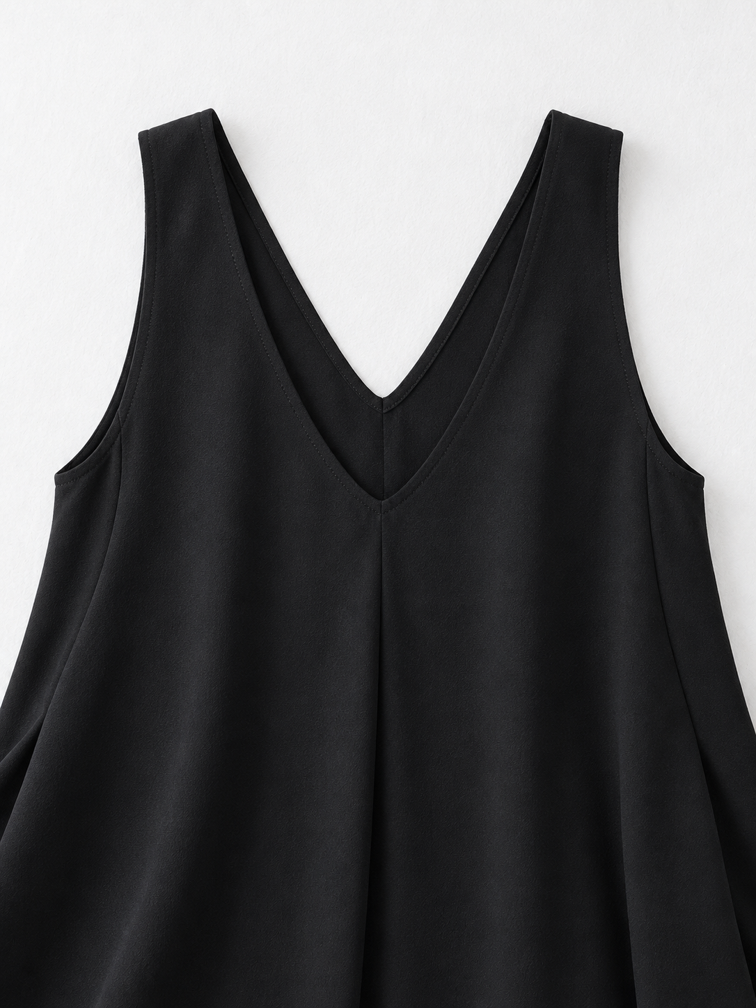 Sculptural V-Neck Maxi Dress · detail-1
