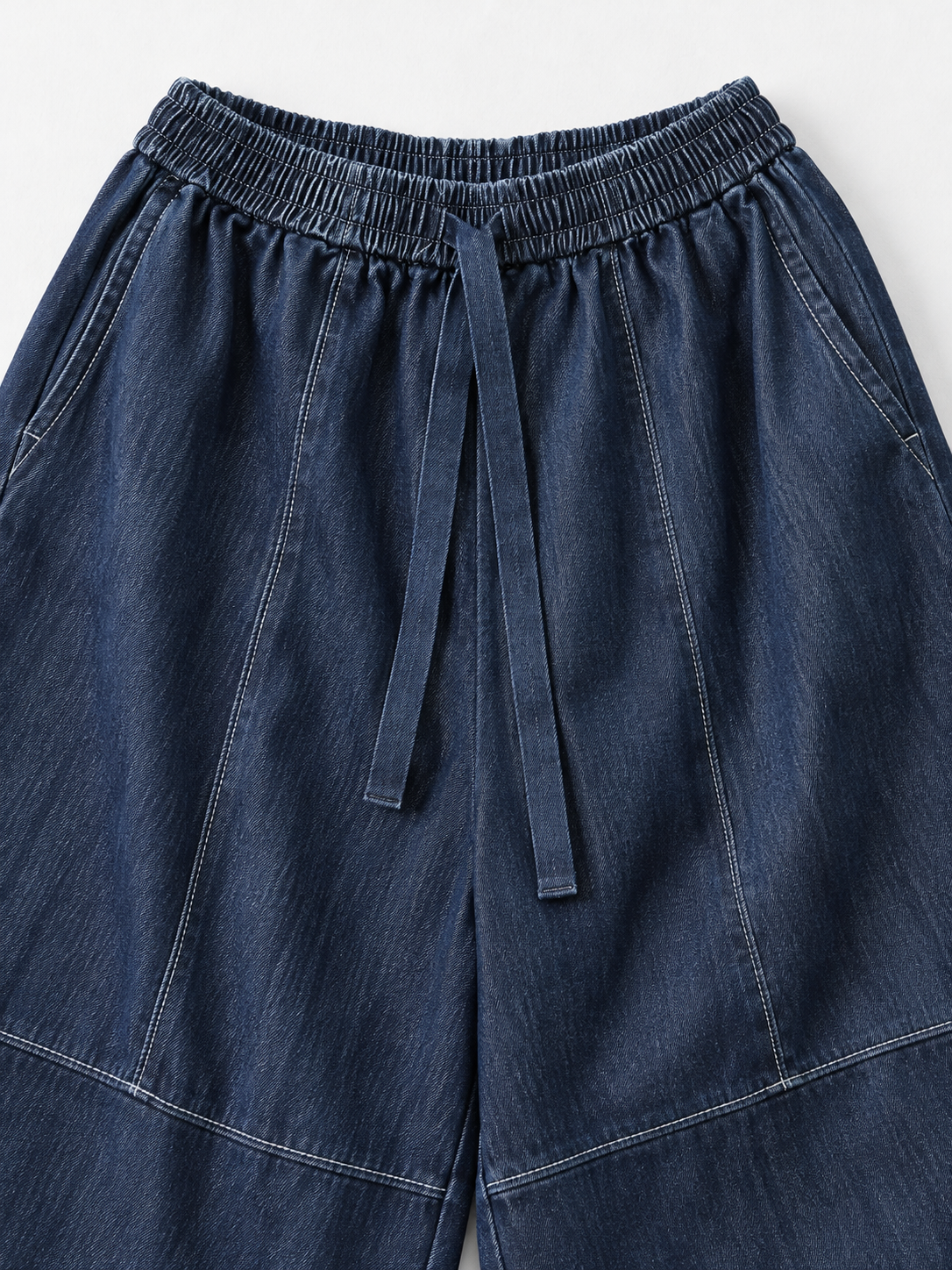 Panelled Denim Culottes · detail-1