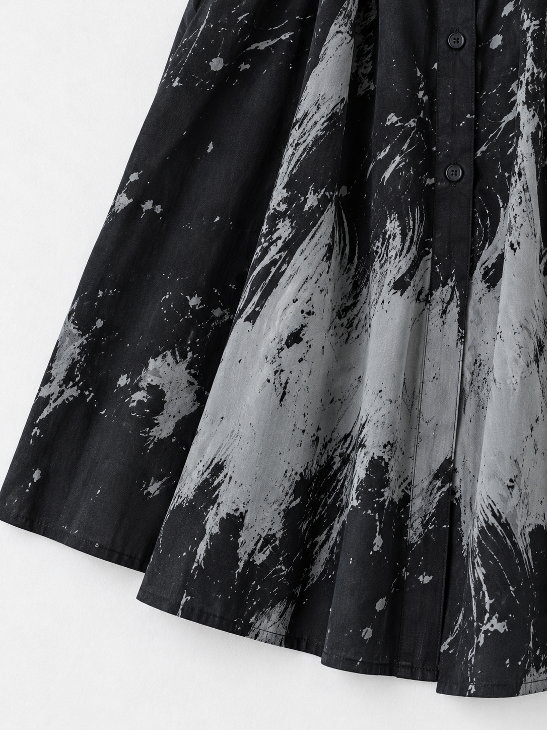 Abstract-Print Sleeveless Shirt Dress · detail-2