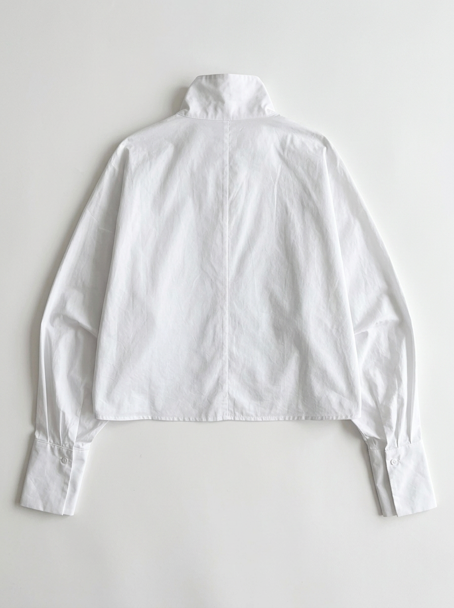 White · flat lay · back