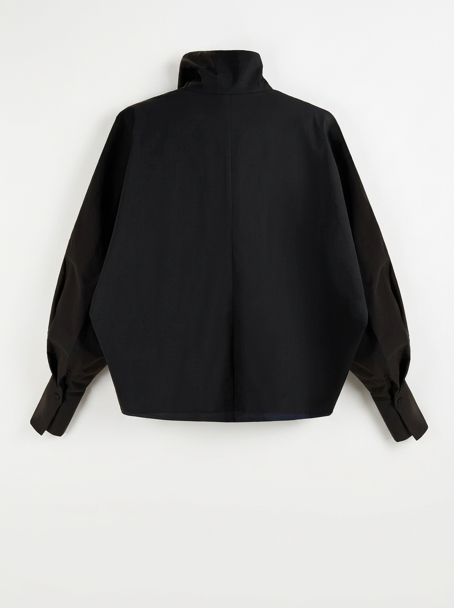 Black · flat lay · back