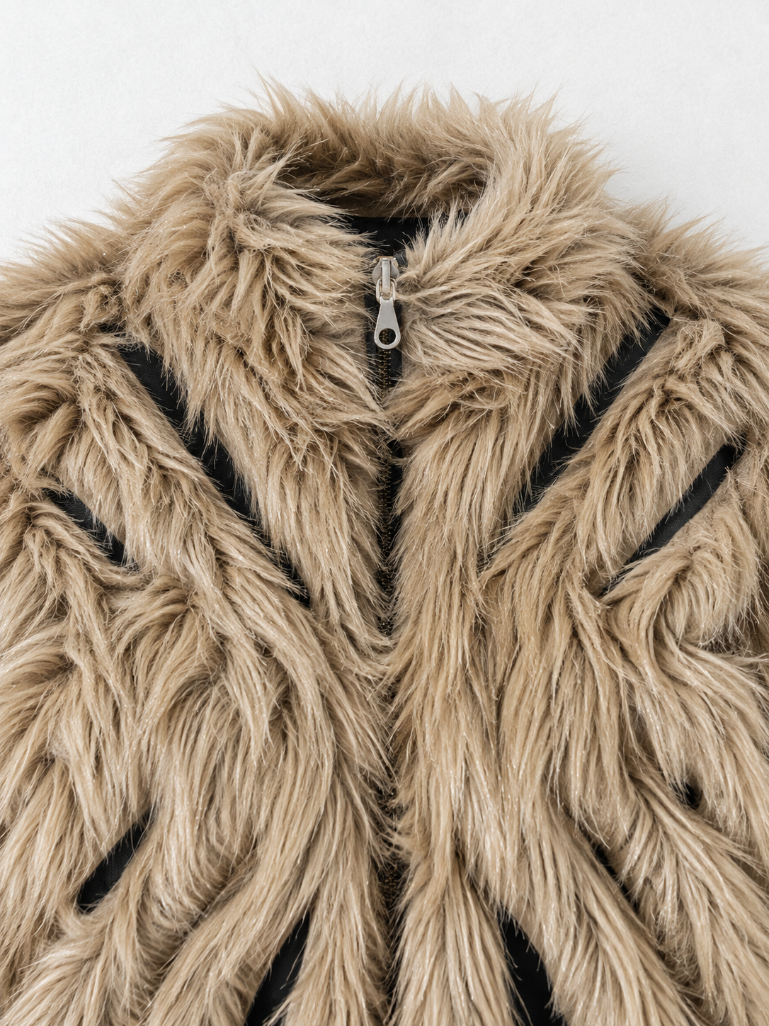 Textured Faux-Fur Jacket · detail-1