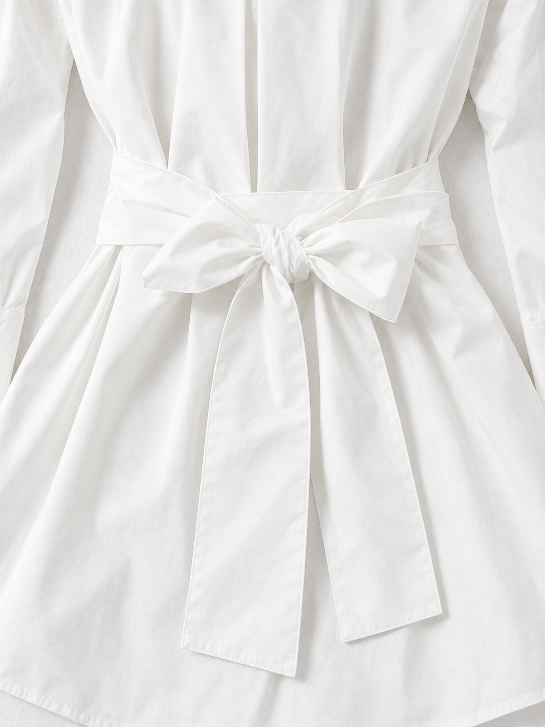 Wrap-Tie Longline Shirt · detail-2