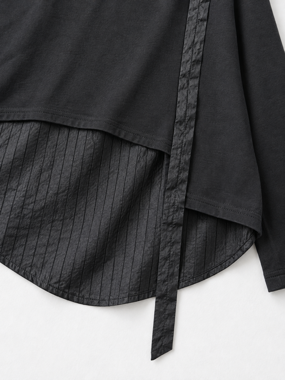 Stripe-Panel Ribbon Top · detail-2