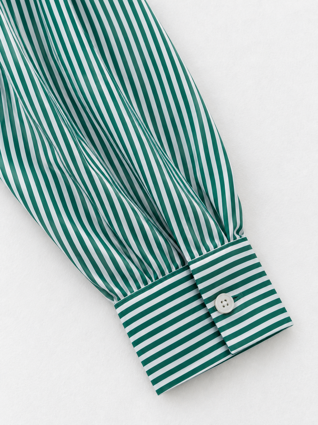 Narrow-Stripe Long Shirt Dress · detail-2