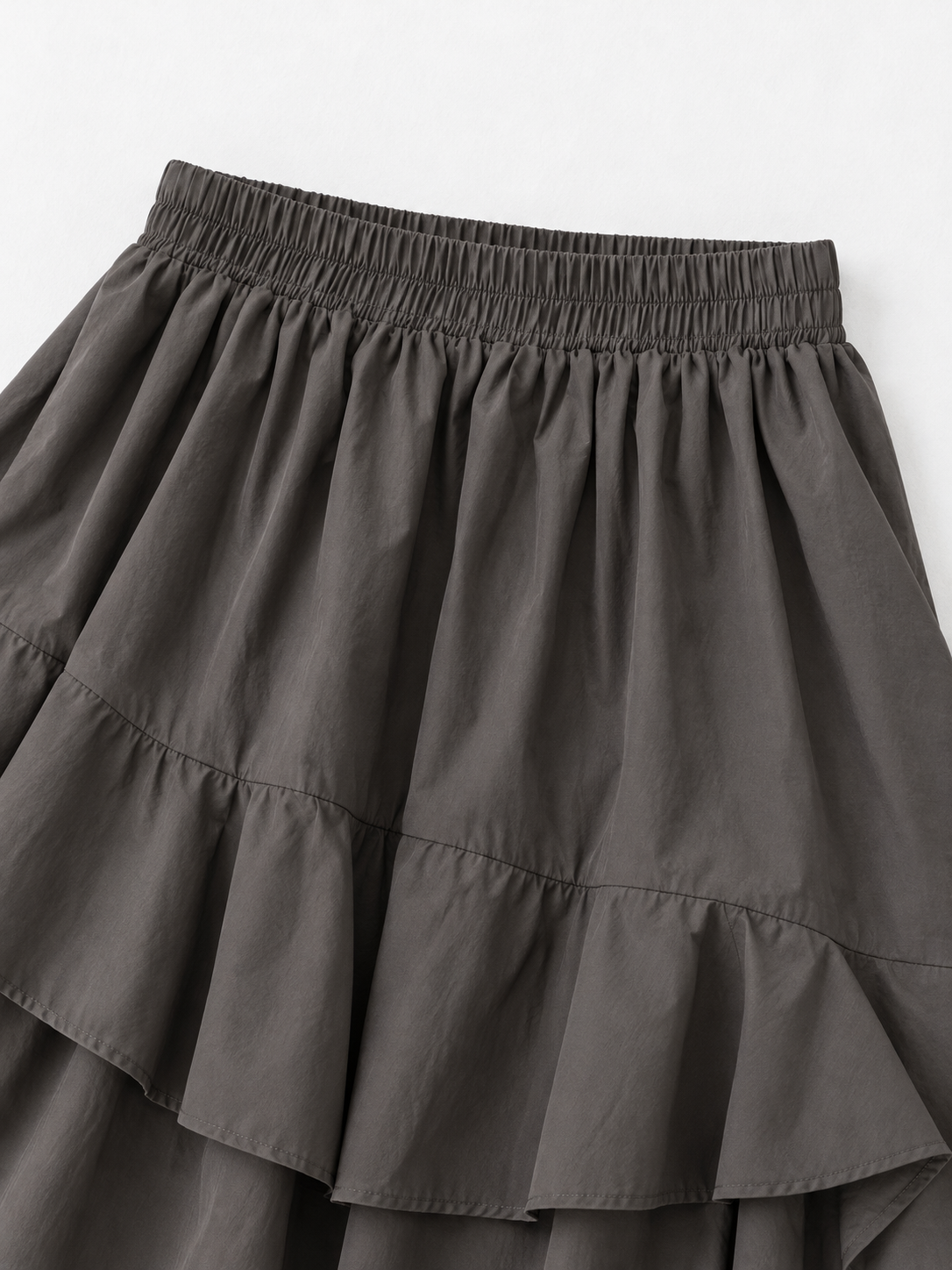 Asymmetric Ruffle Balloon Skirt · detail-1