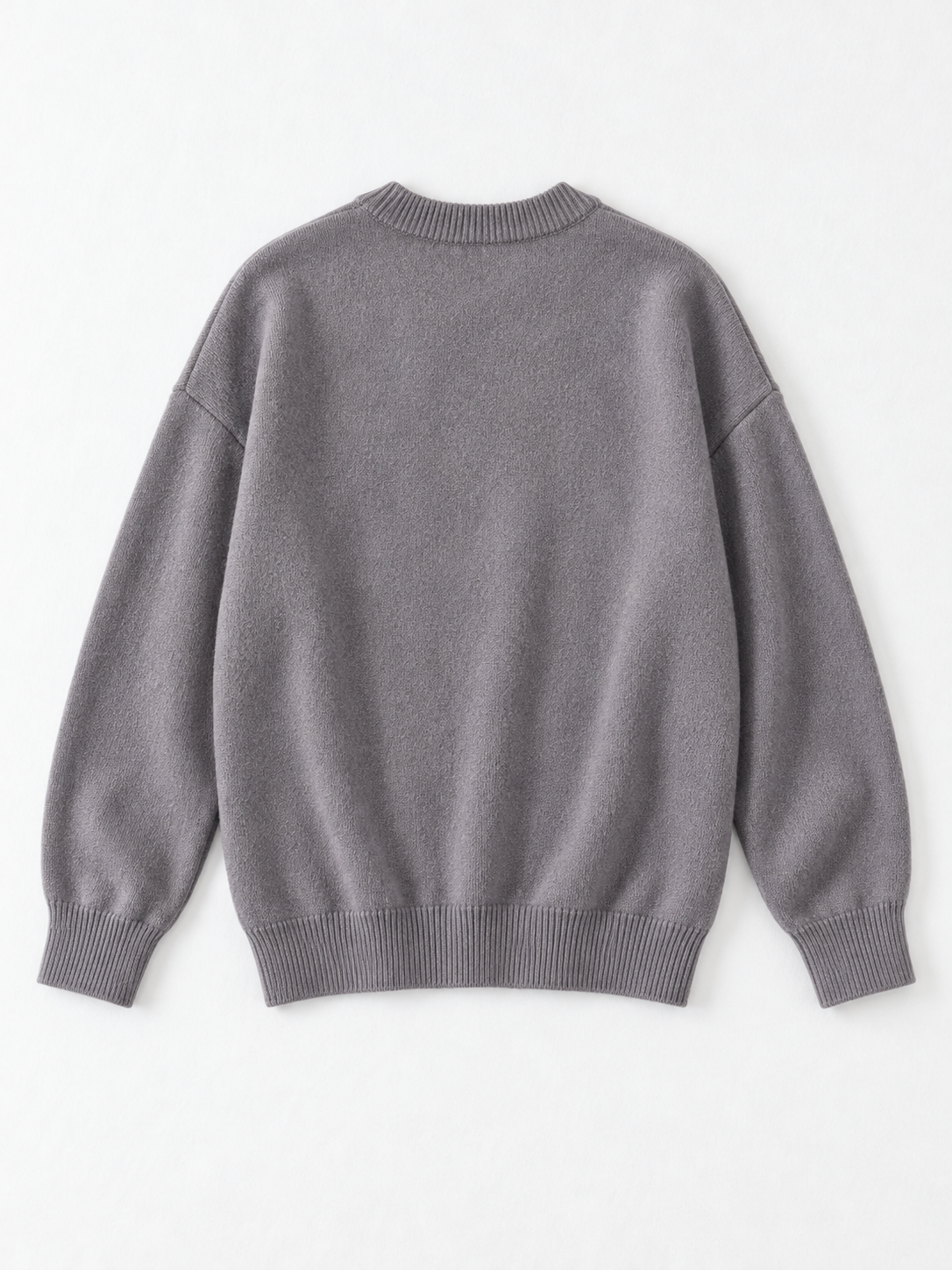 Rose Motif Knit Sweater · flat-back