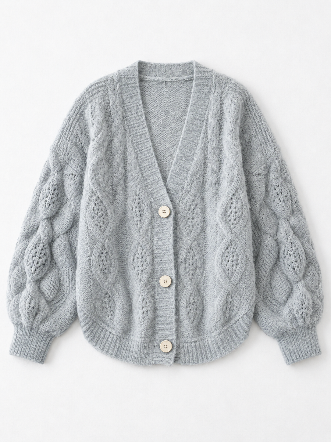 blue · flat-front