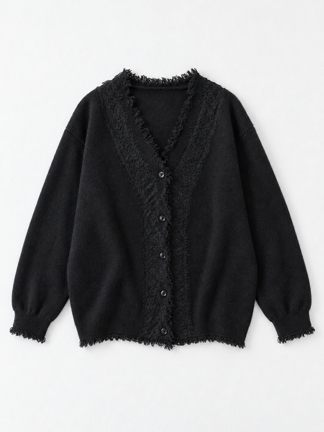 black · flat-front