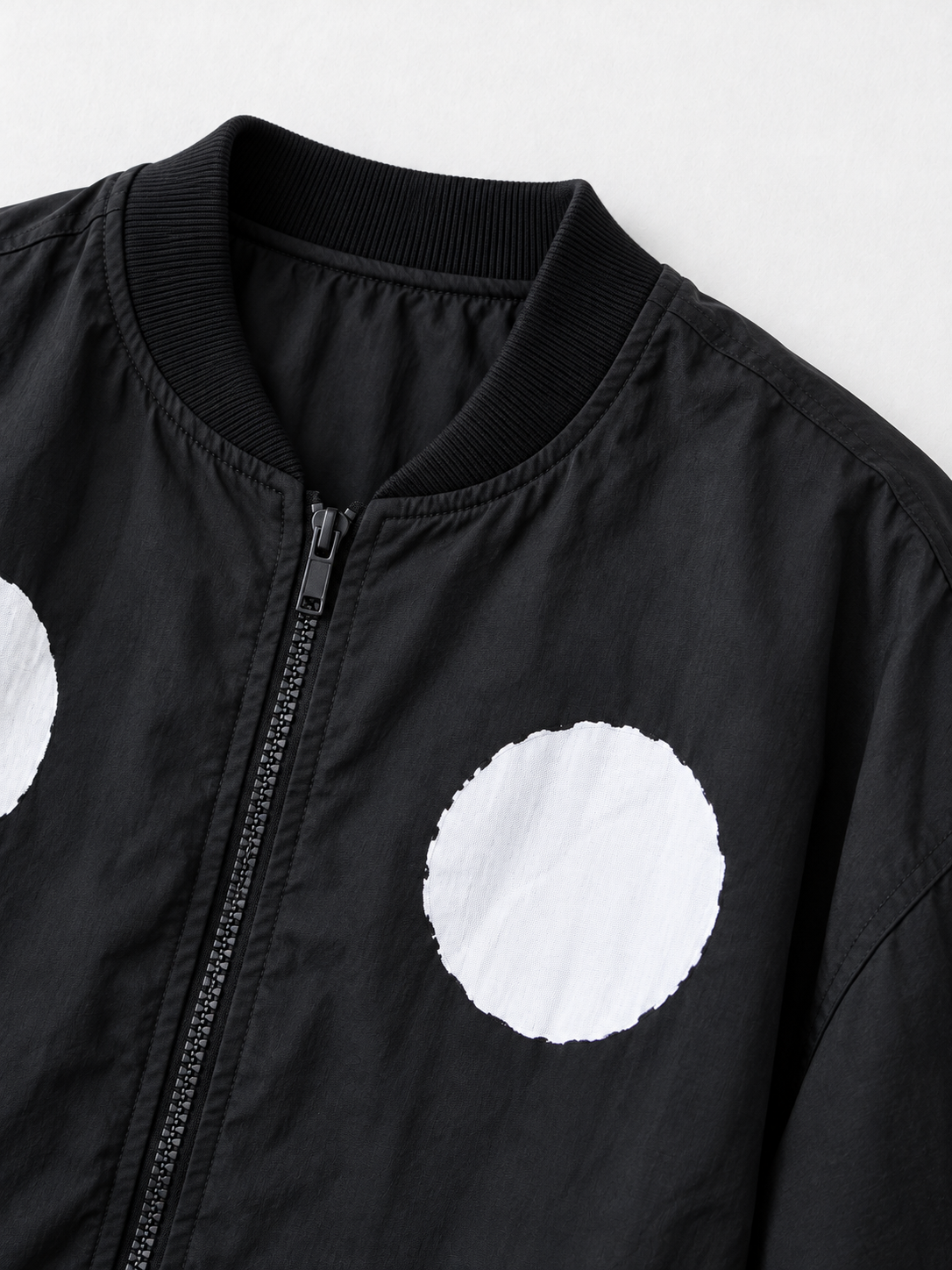 Oversized Dot Zip Jacket · detail-1