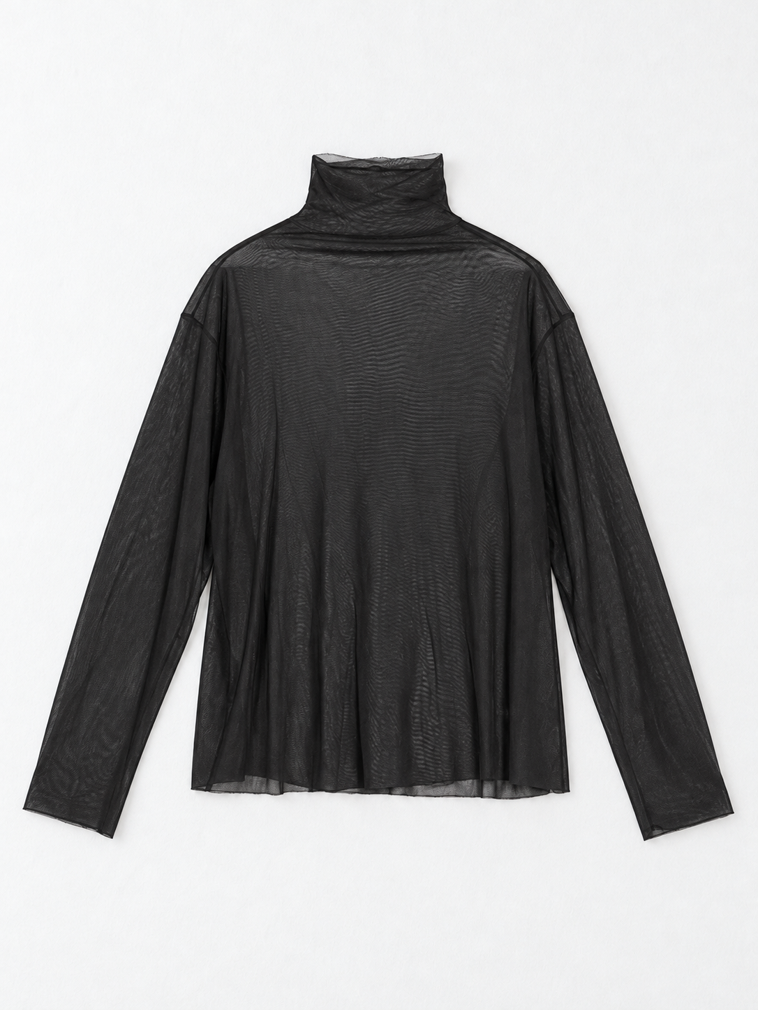 black mesh · flat-front