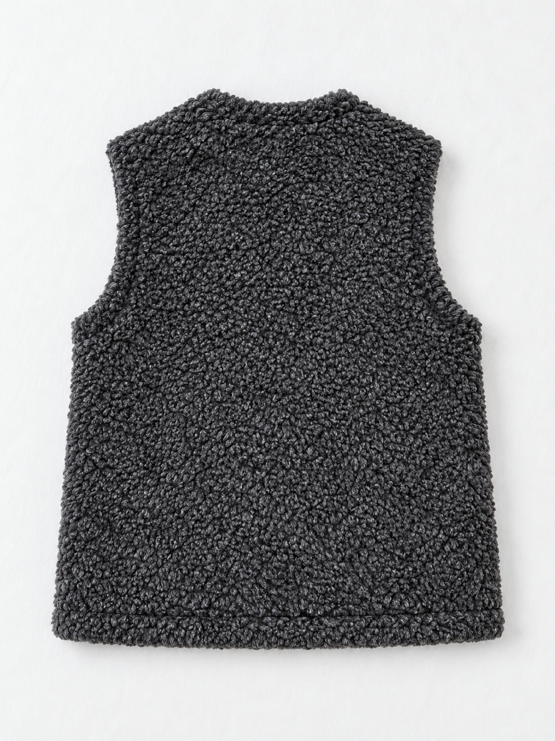 gray vest · flat-back
