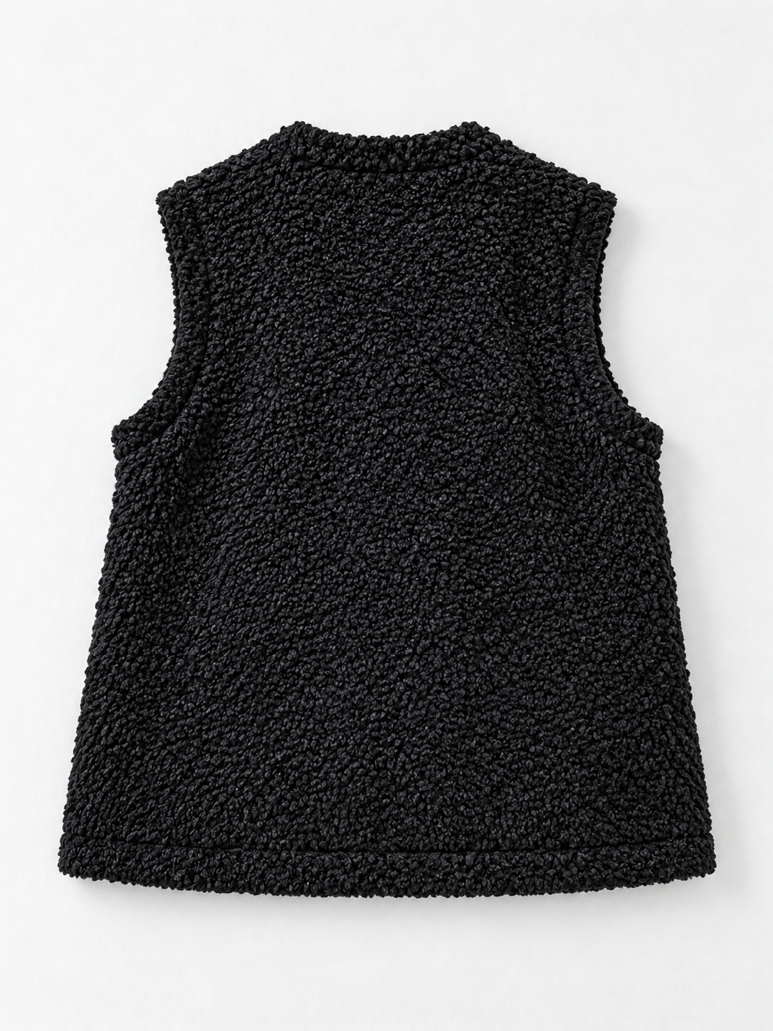 Black vest · flat-back