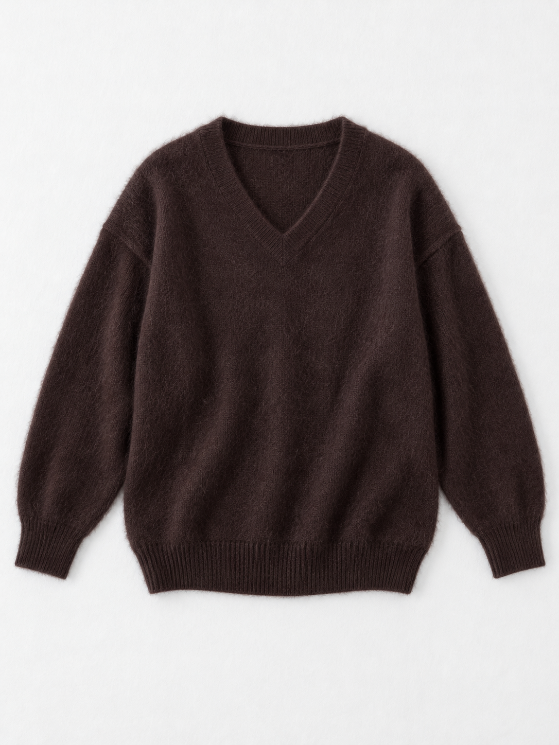 dark brown · flat-front