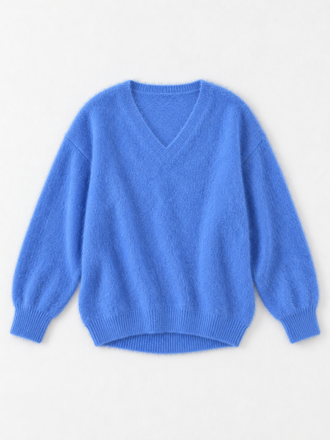 blue · flat-front
