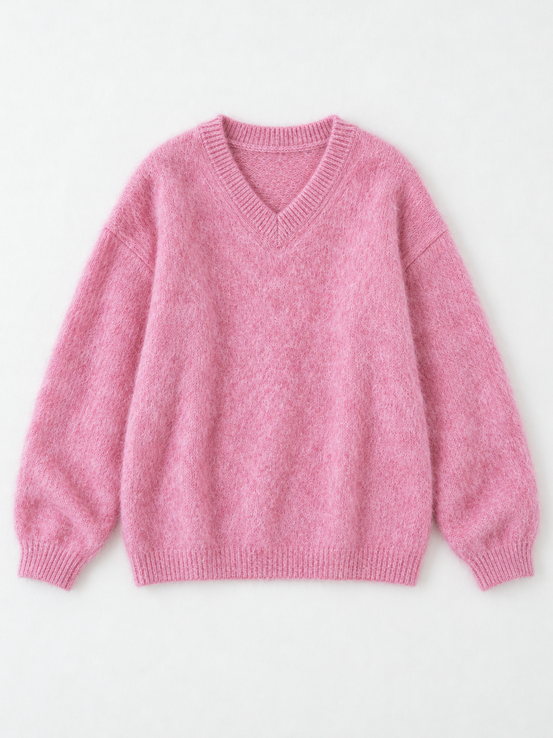 pink color · flat-front