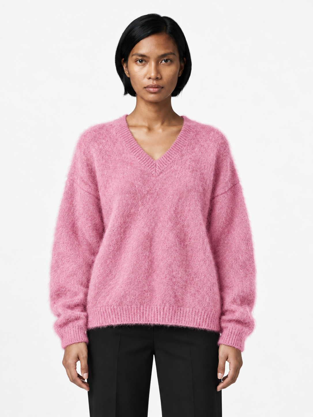 pink color · model-front
