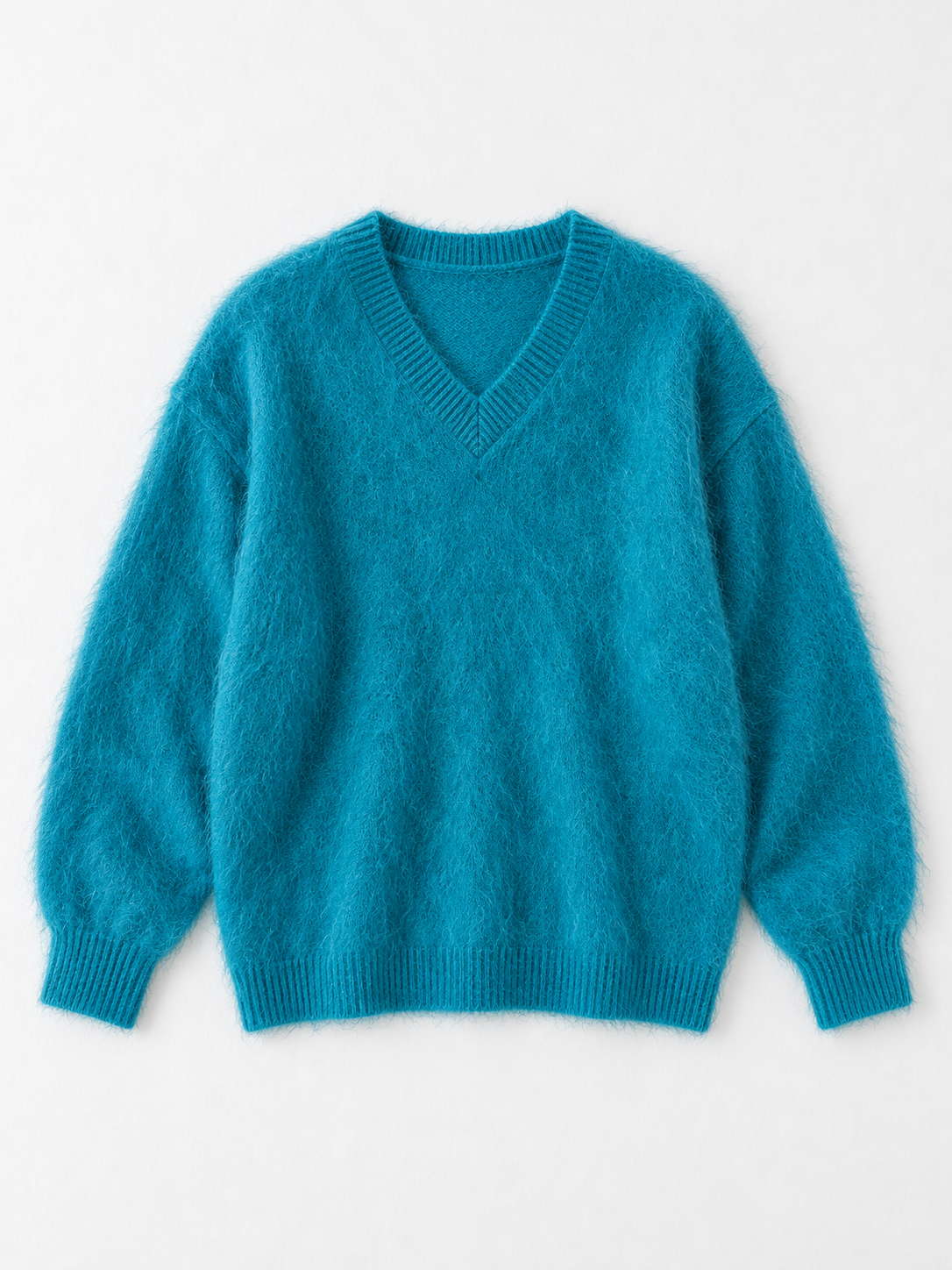 blue · flat-front