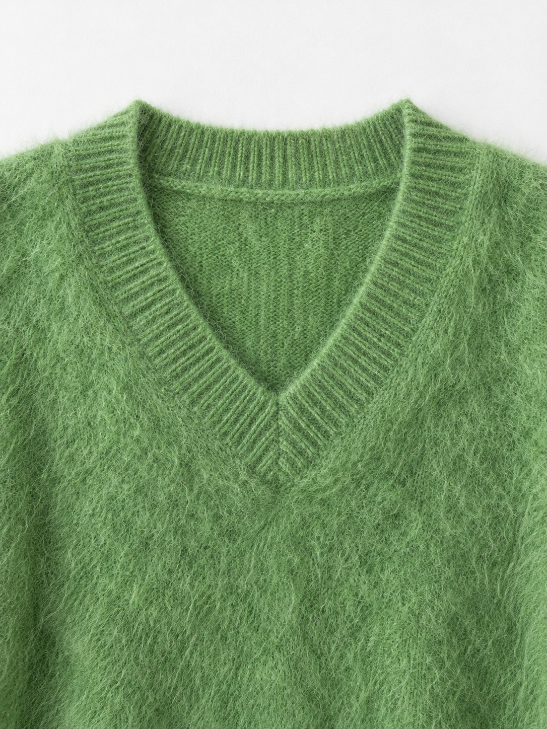 Textured V-Neck Sweater · detail-1