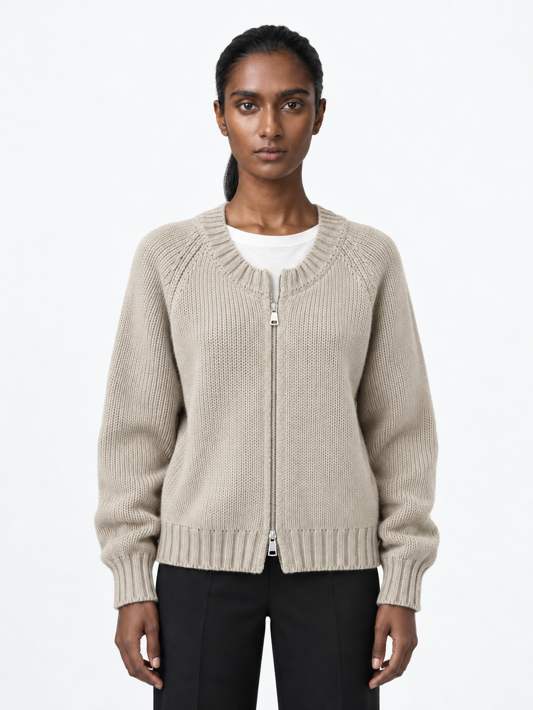 beige gray · model-front
