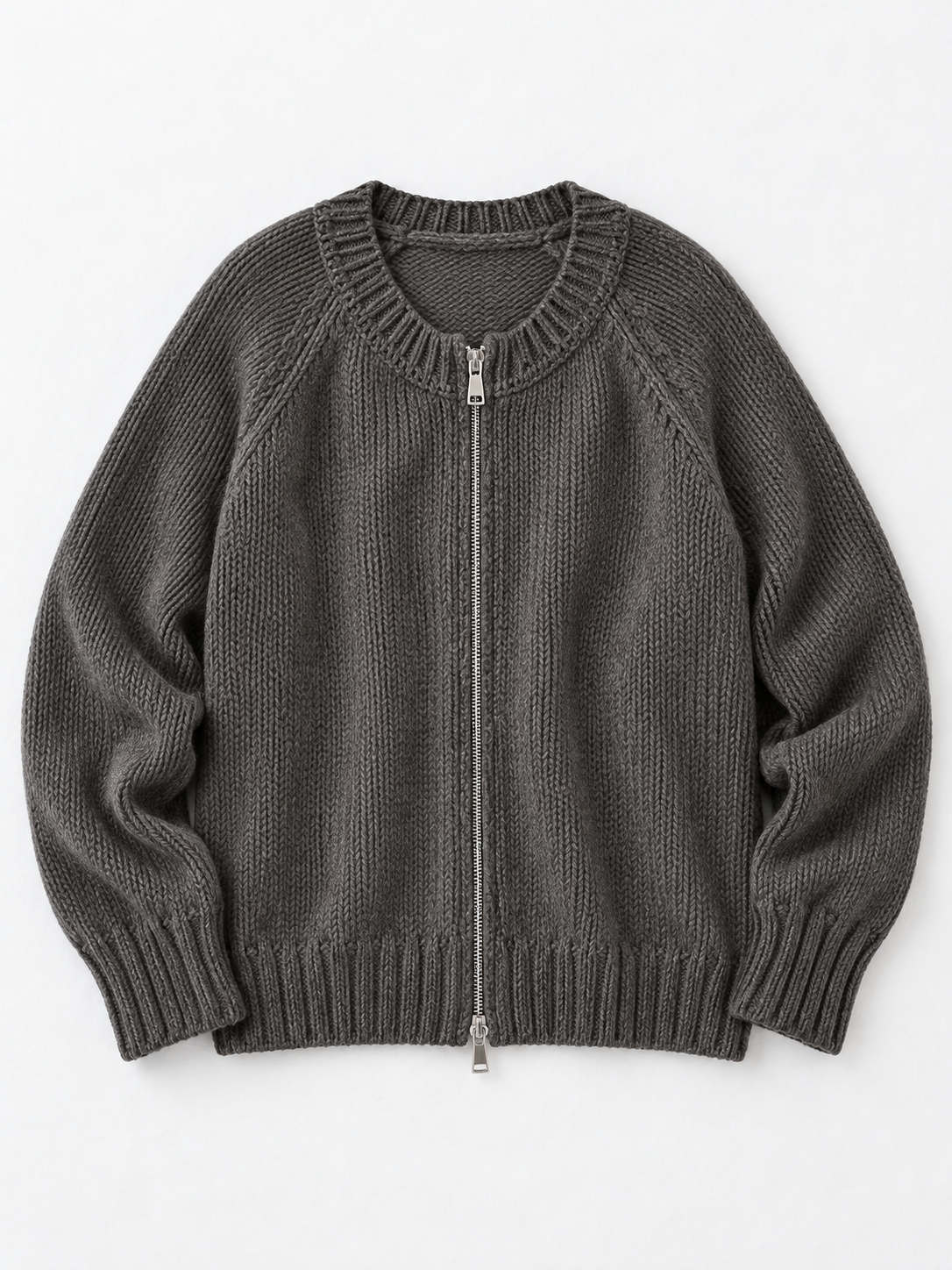 dark gray · flat-front