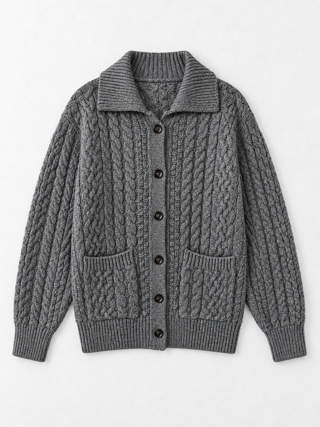 gray · flat-front