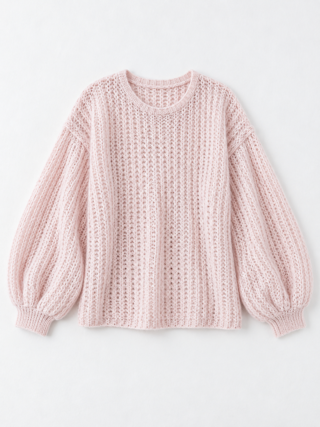 pink color · flat-front