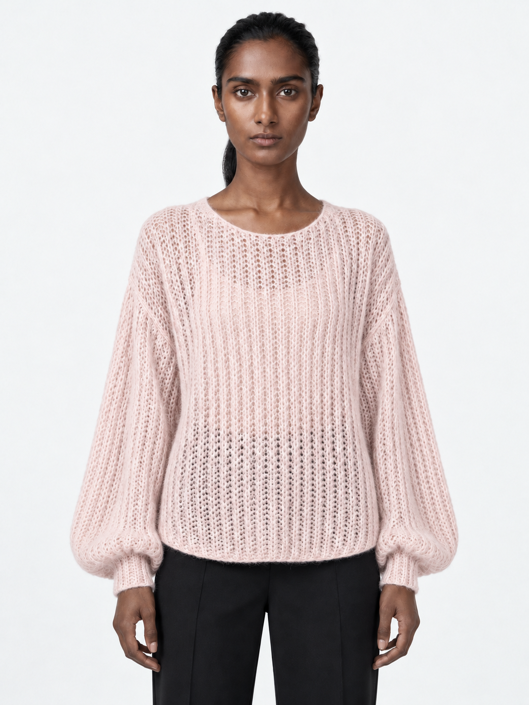 pink color · model-front