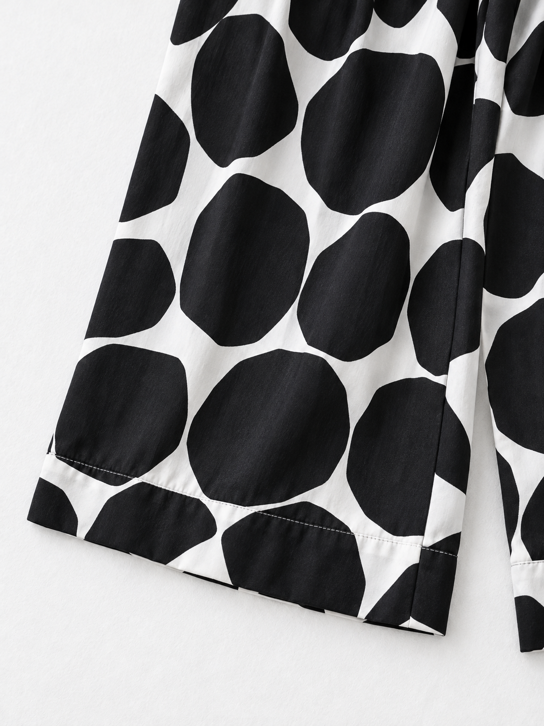 Graphic Dot Wide-Leg Trousers · detail-2