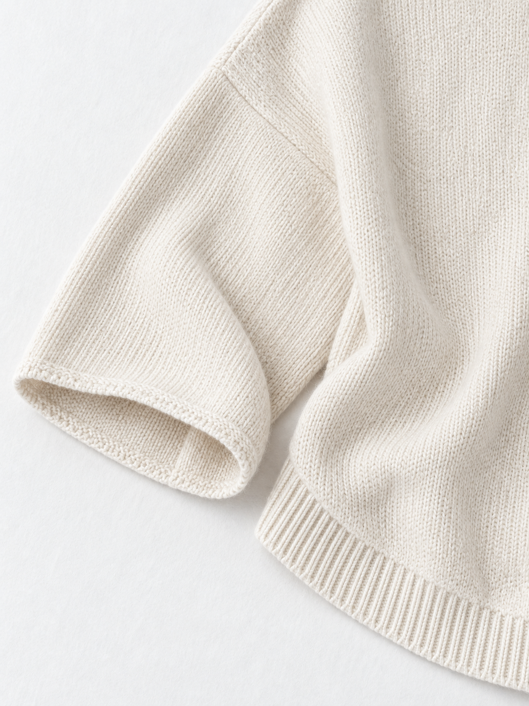 Wide-Sleeve Mock-Neck Sweater · detail-2