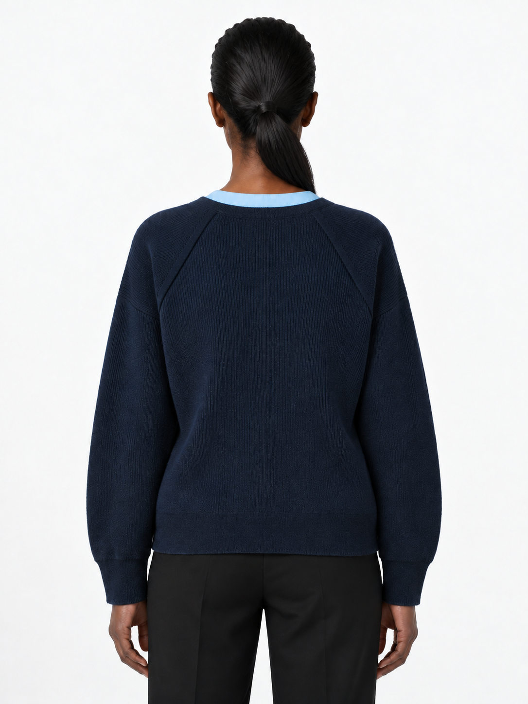 Navy blue · model-back