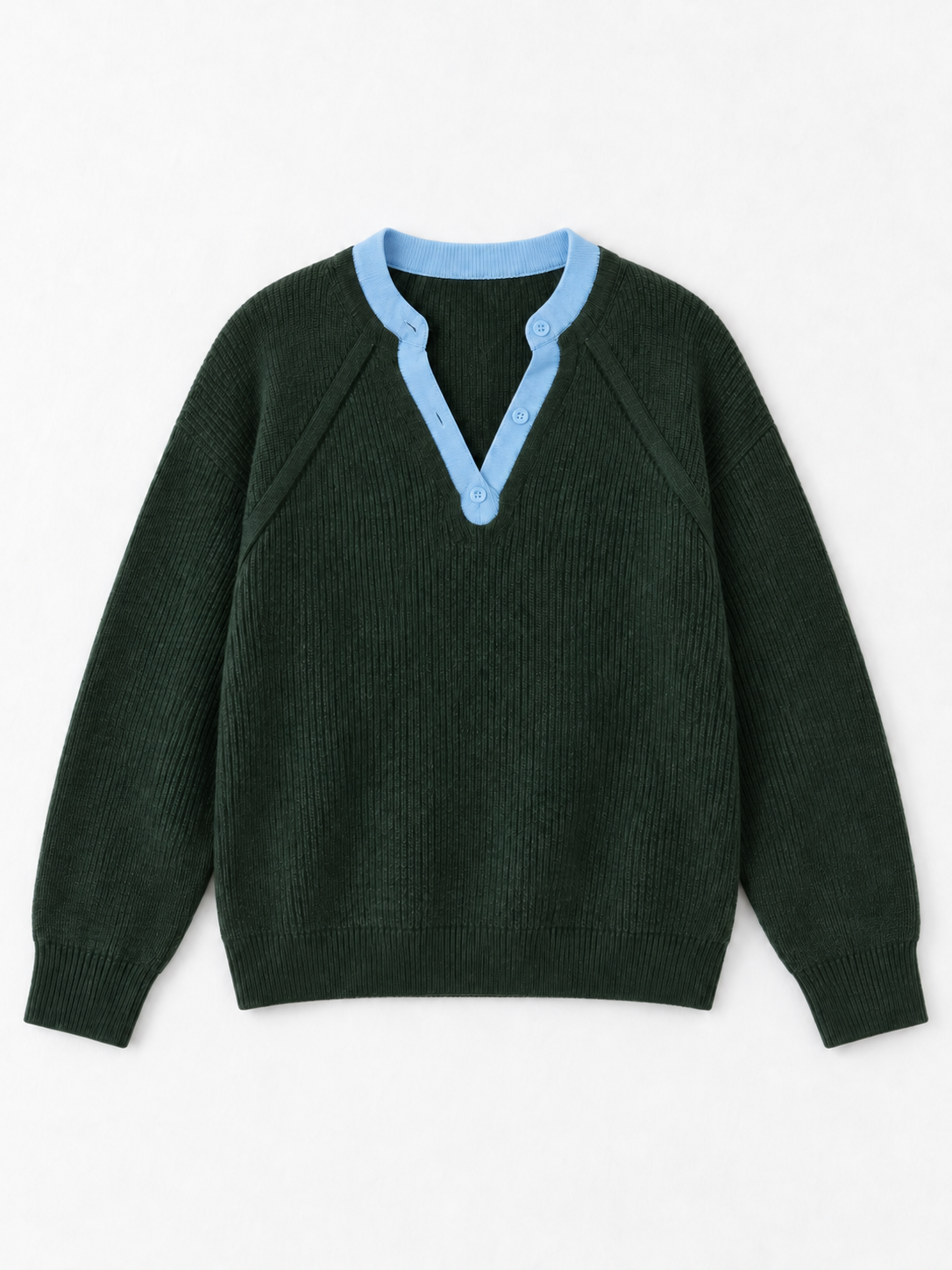 green · flat-front