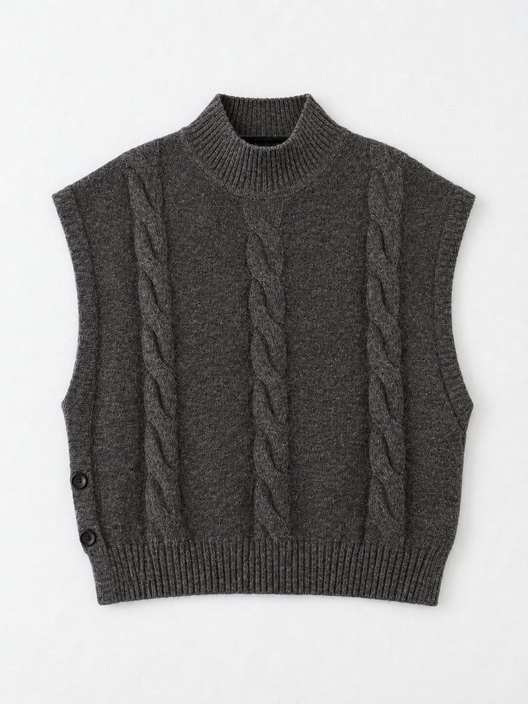 dark gray · flat-front