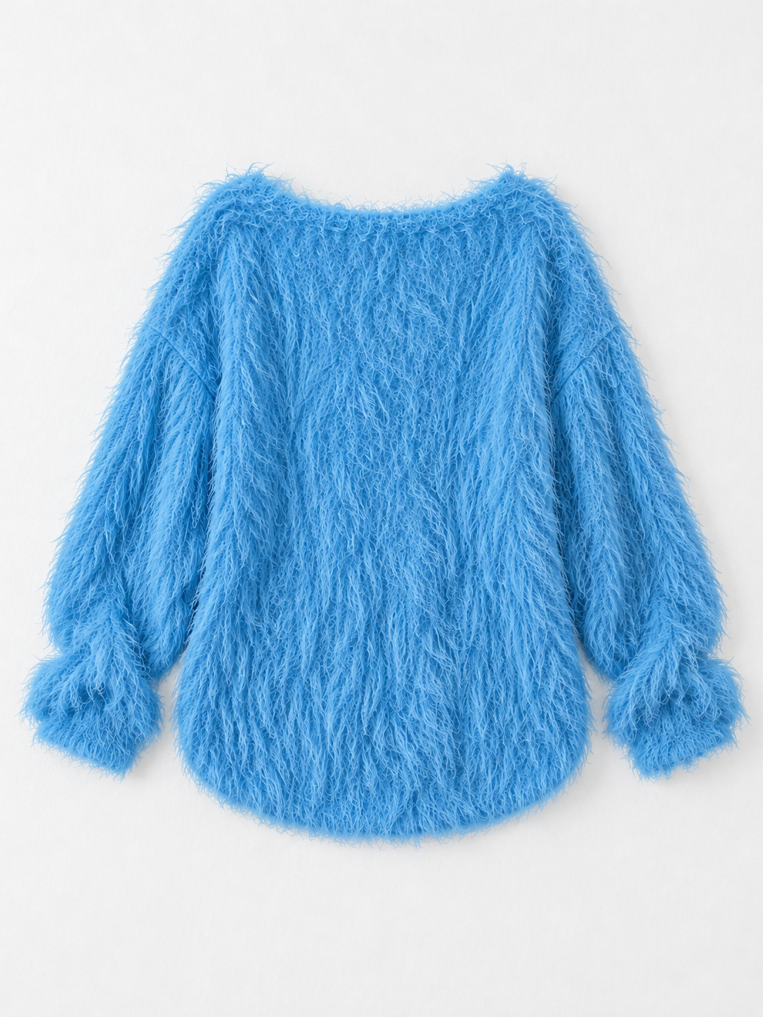 Long-Fibre Boatneck Sweater · flat-back