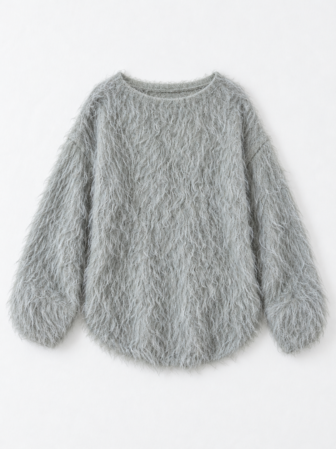 gray green · flat-front