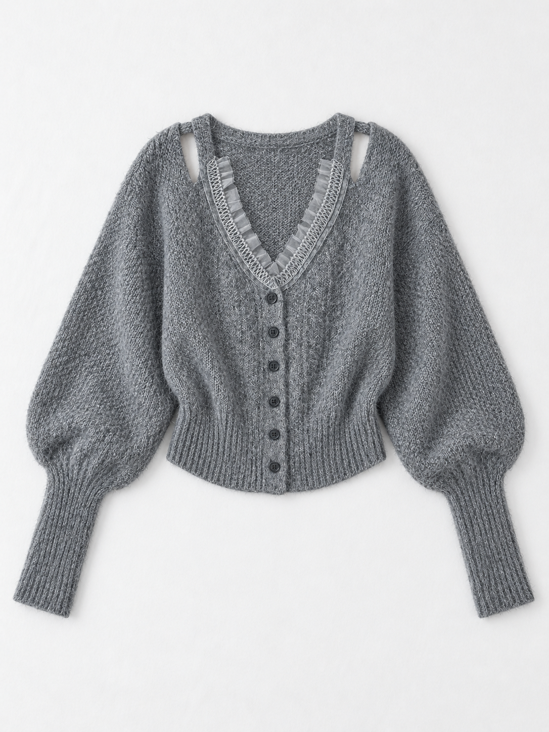 gray · flat-front