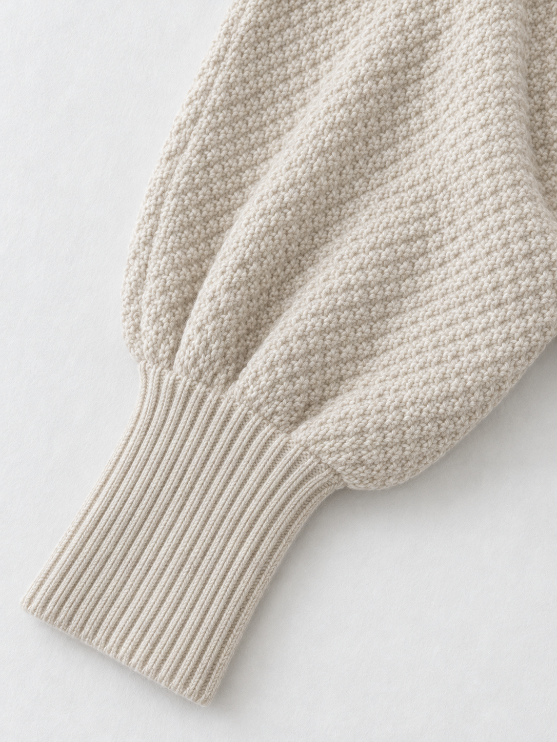 Lace-Edge Batwing Knit Cardigan · detail-2