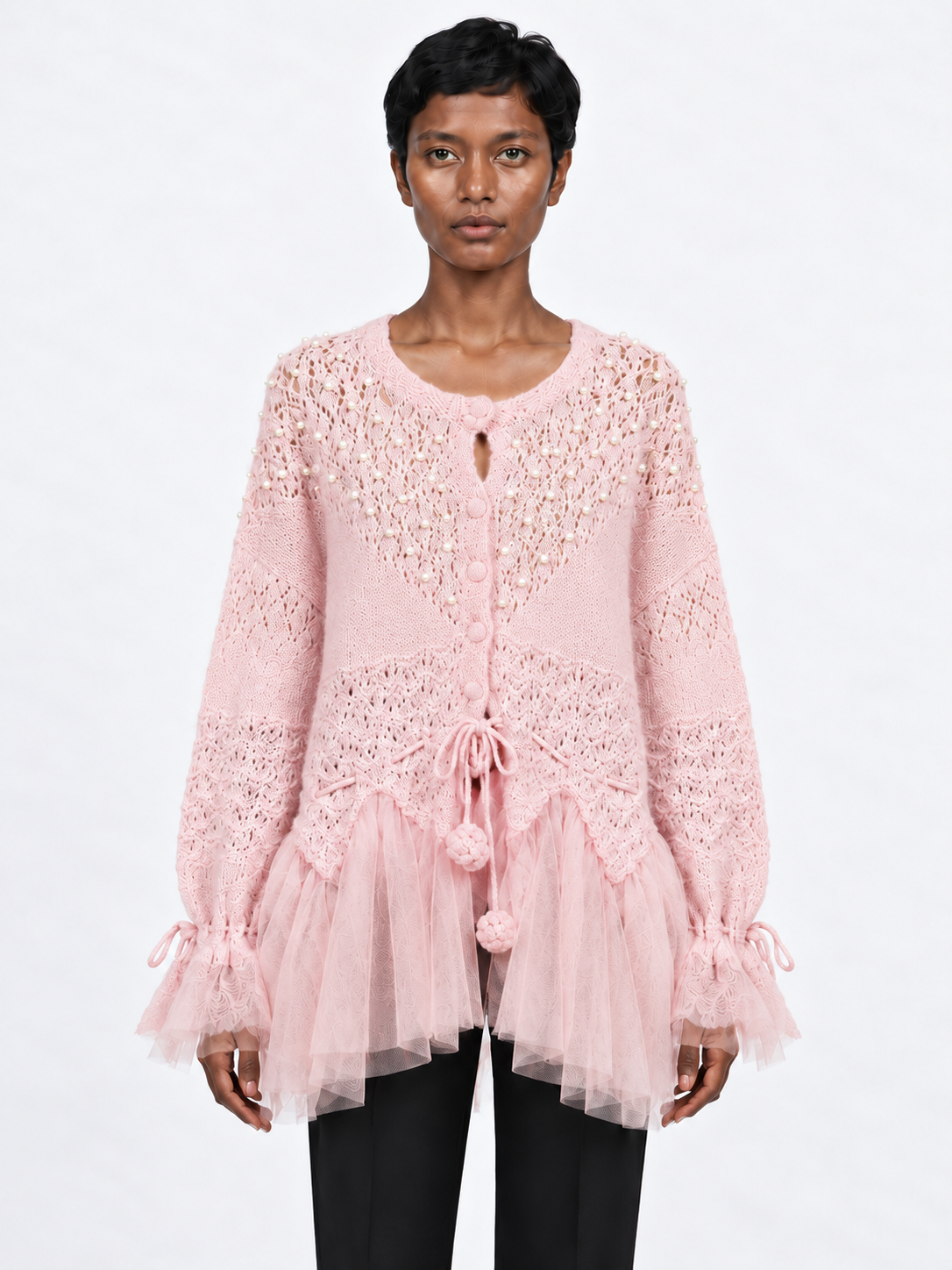 pink color · model-front