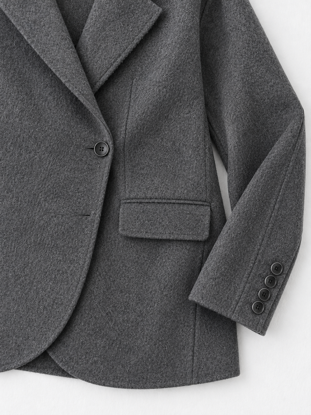 Asymmetric Wrap Coat · detail-2