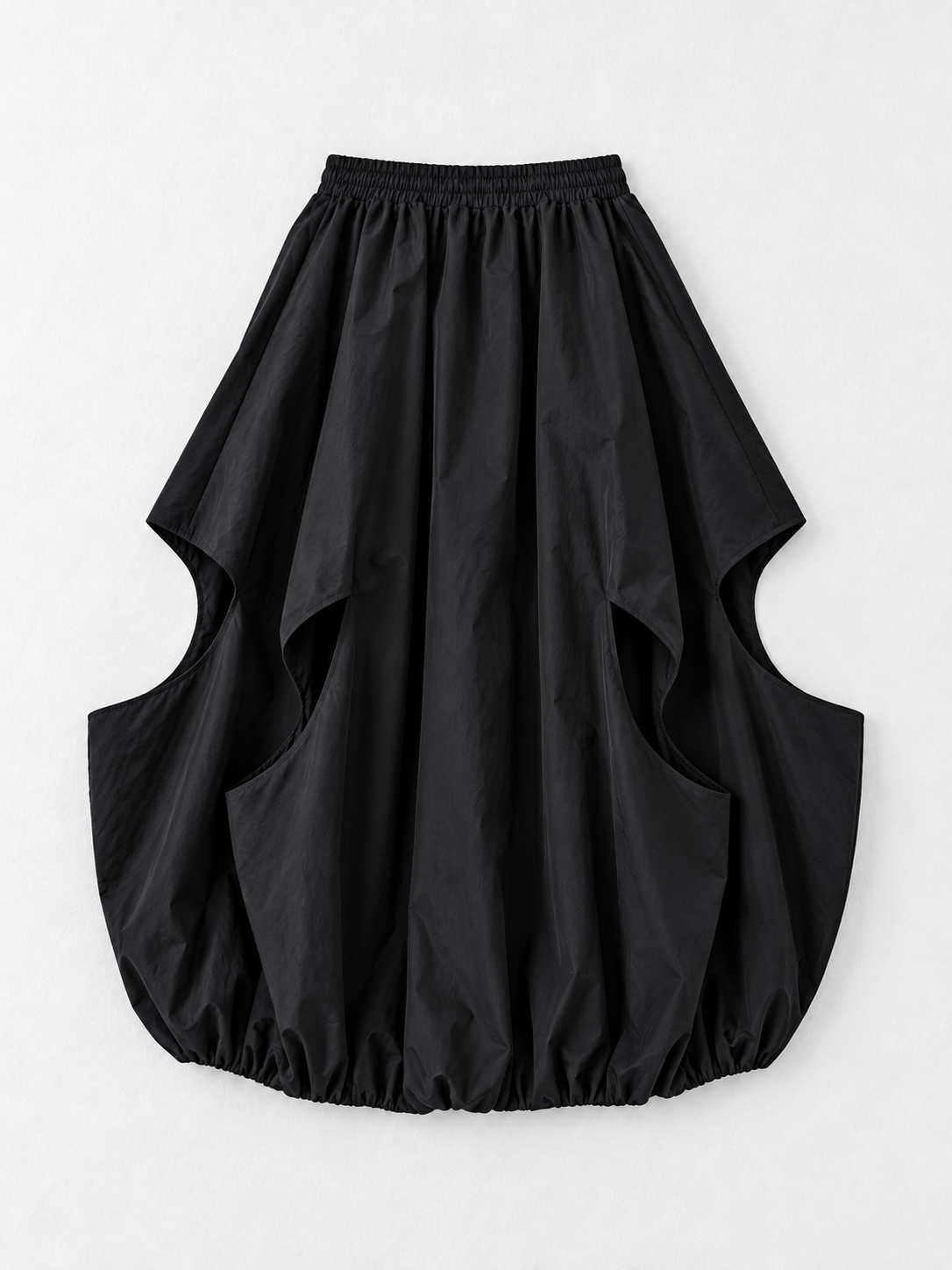 Cutout Balloon Maxi Skirt · flat-back