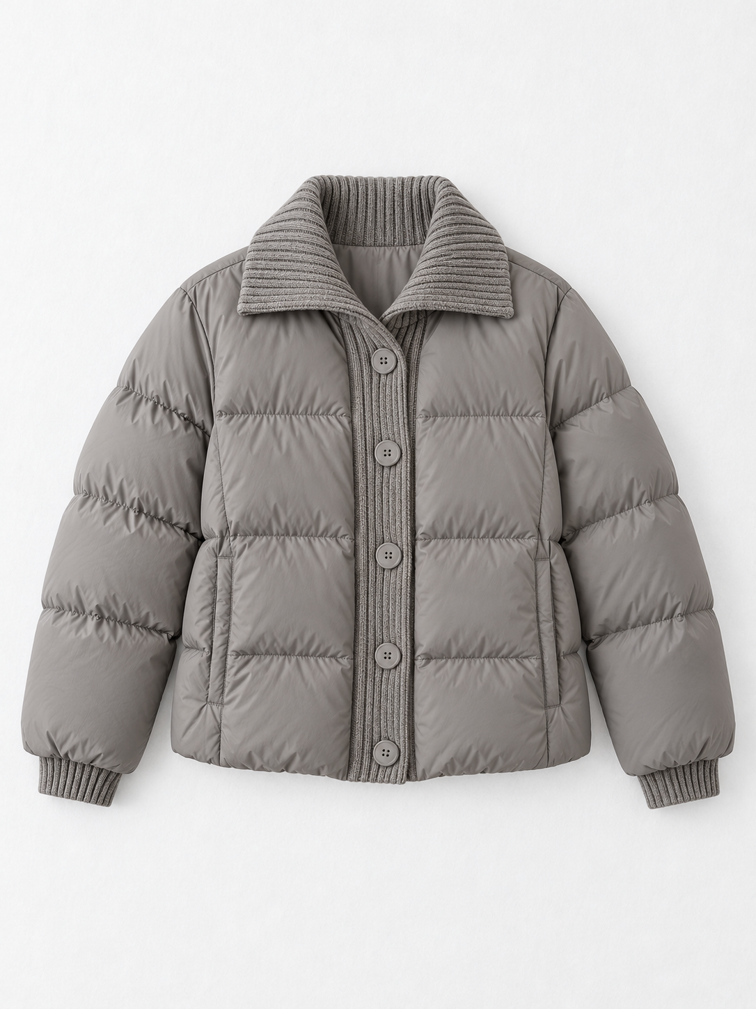 gray · flat-front