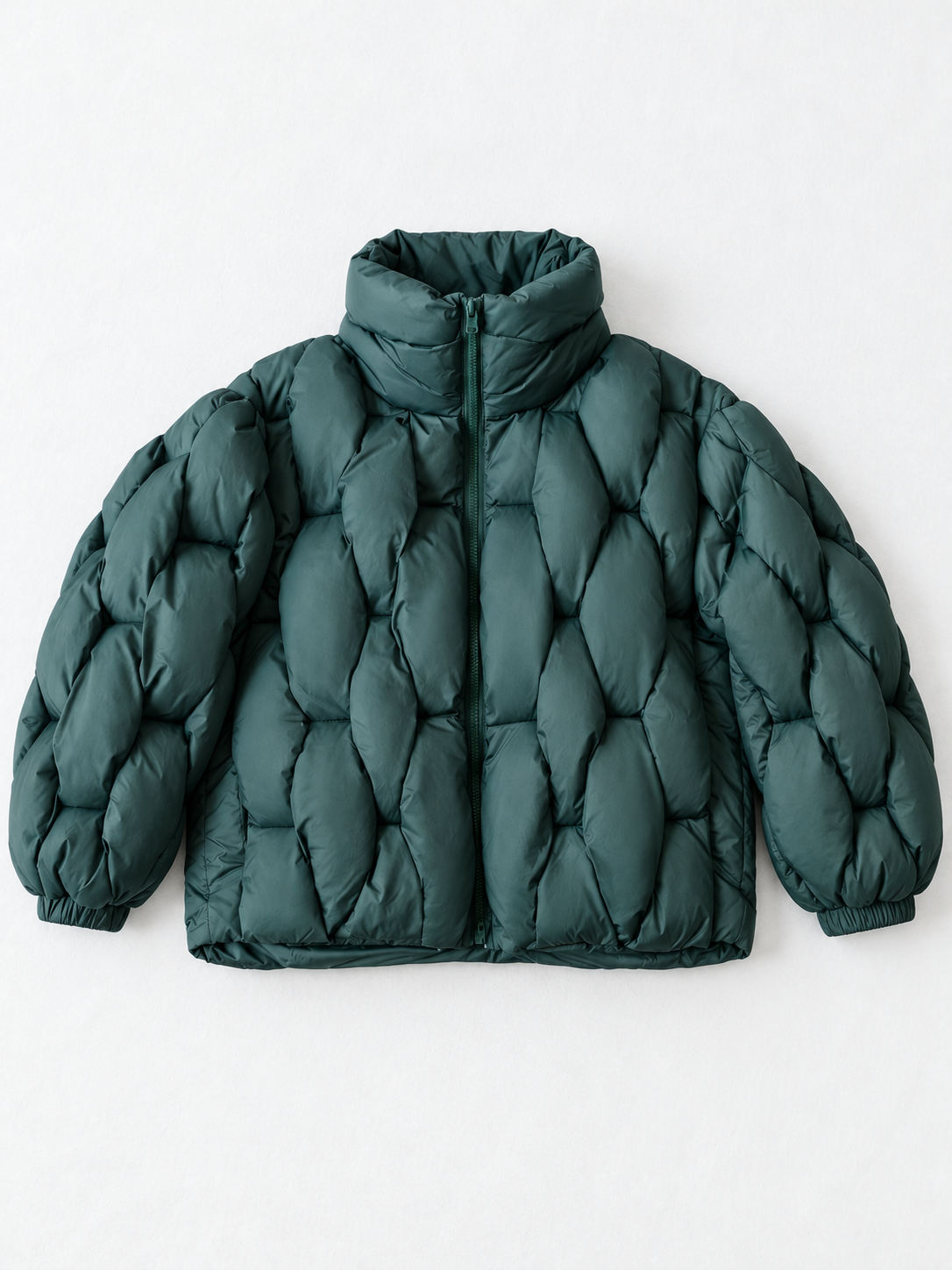 green · flat-front
