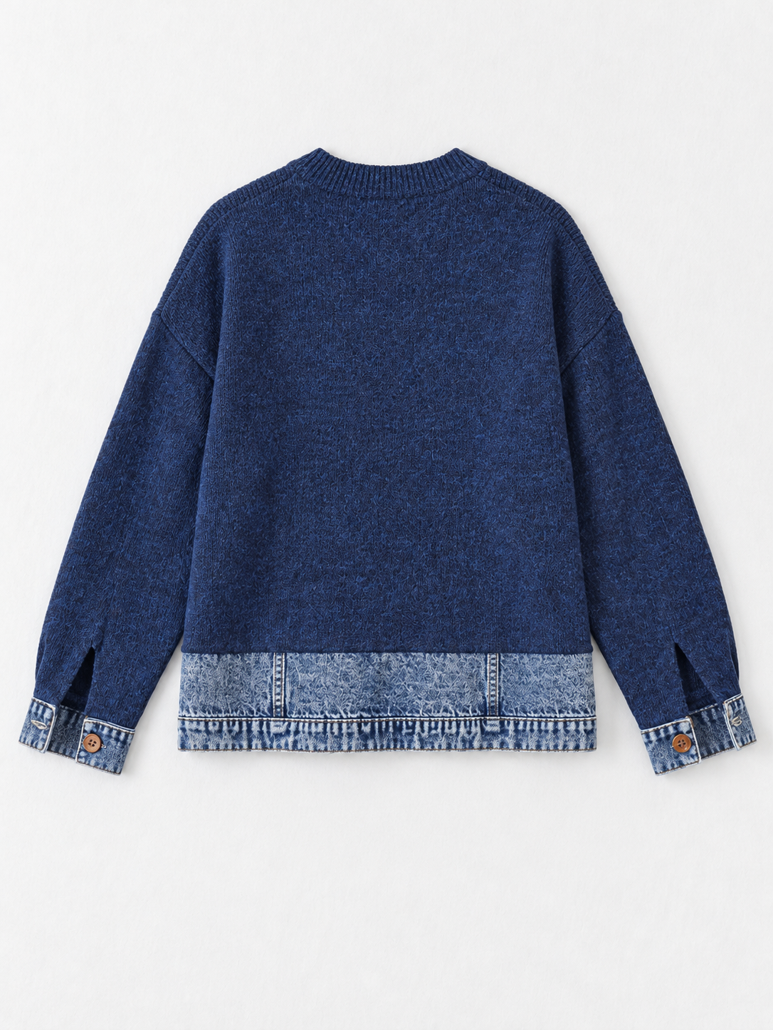 navy blue · flat-back