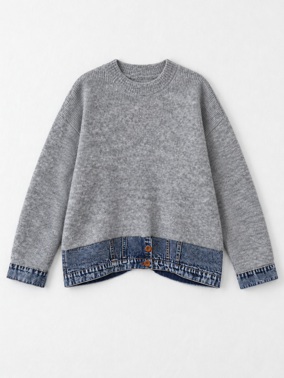 gray · flat-front